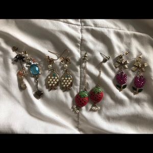 Strawberry Betsey Johnson Earrings